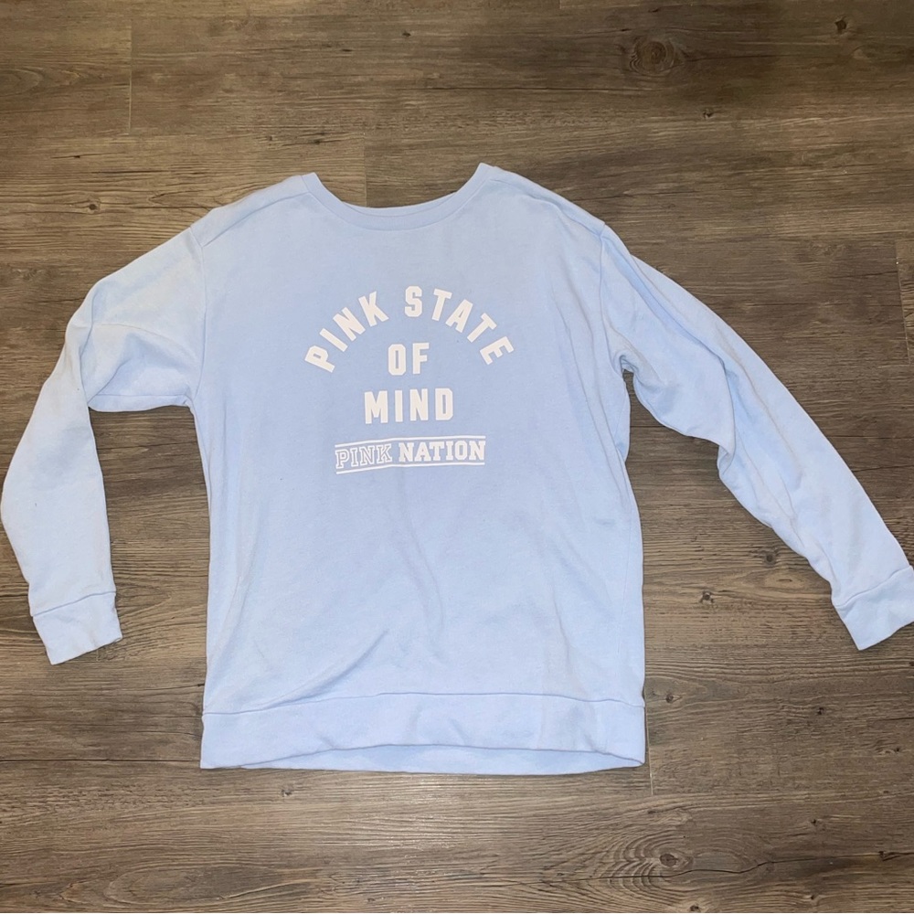 VS PINK crewneck tunic sweatshirt